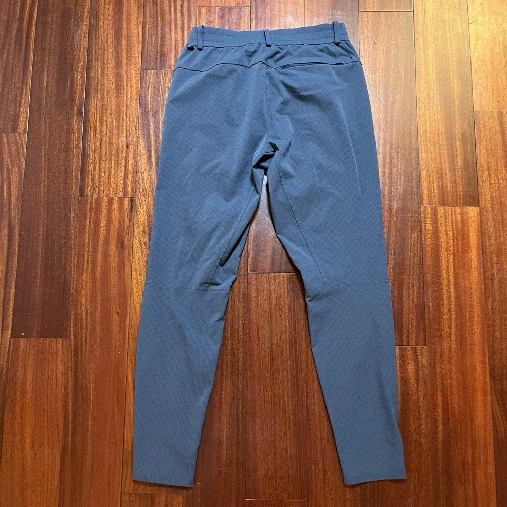 Lululemon Shadow Lite Pant Mens 30 (28x29) Elastic Waist Gray Stretch M5680S *